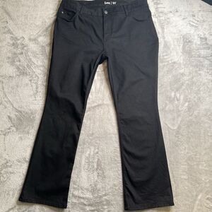 Lee Jeans Women’s 20 Black Regular Fit Bootcut Mid Rise Casual